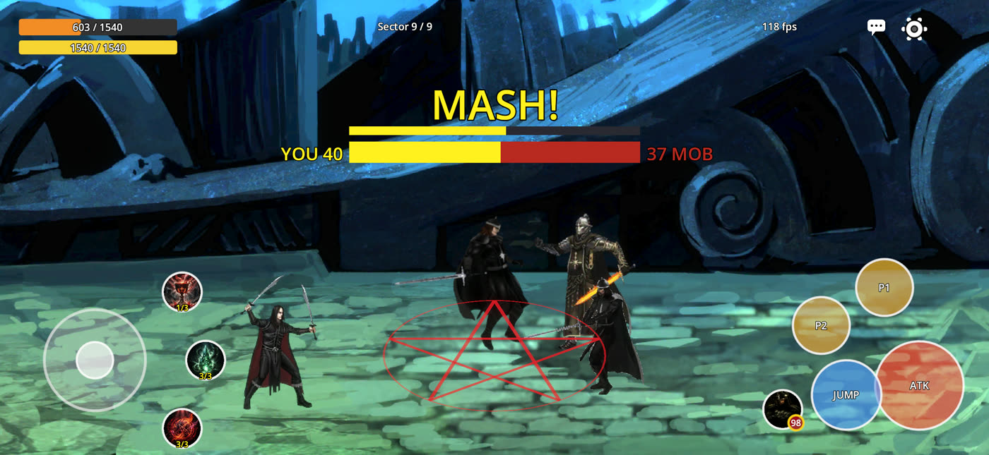 Fall of Pentapolis — Grapple duel